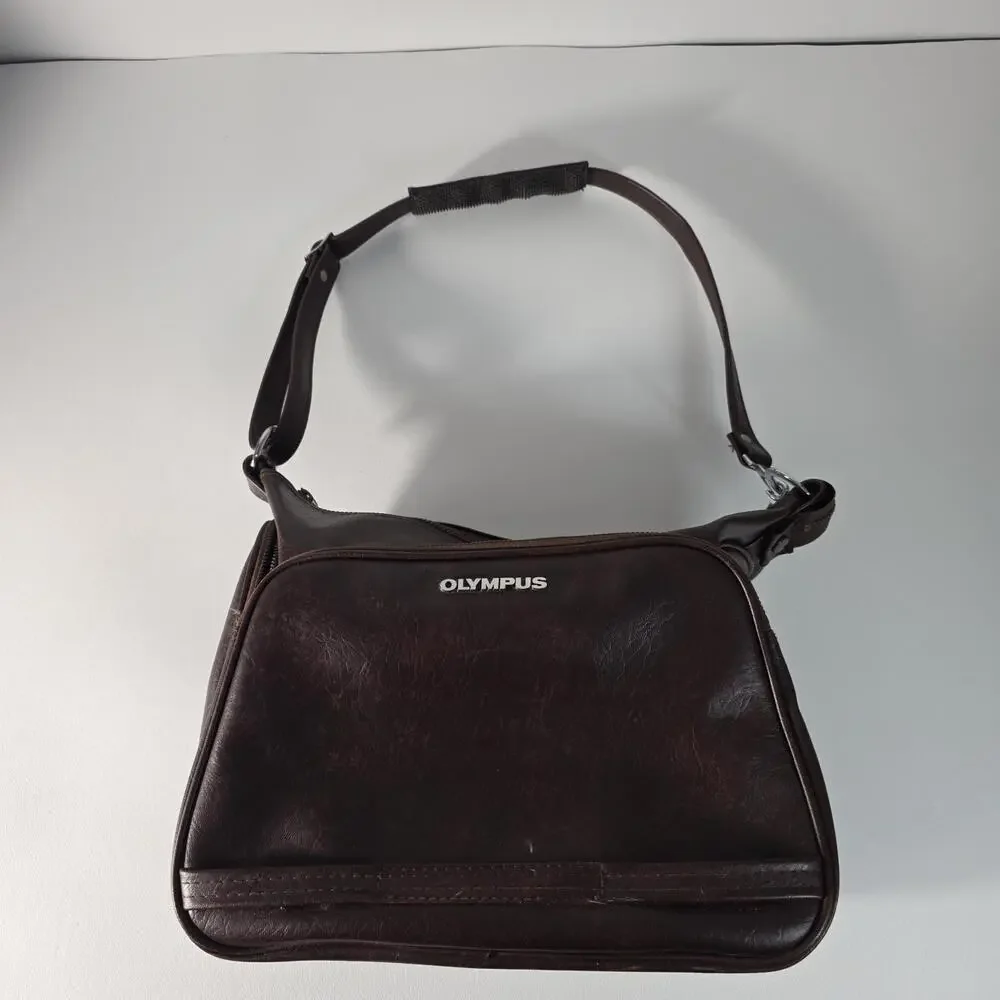 Olympus Vintage Faux Leather Camera Bag